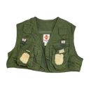 Vintage Columbia Olive Fly Fishing Vest - XLarge