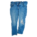 Levi's 501 Women's Distressed Blue Jeans - 23x26, XXSmall