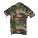 French Army Short Sleeve CE Camo Ripstop Shirt - XSmall - French Army Surplus - Field Shirts