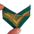 Australian Army Corporal Gold on Green Rank Patch