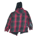 Dickies Red Plaid Quilted Shirt Jacket - Large