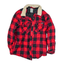 Dickies Red Plaid Buffalo Quilted Shirt Jacket - Medium