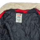 Dickies Red Plaid Buffalo Quilted Shirt Jacket - Medium
