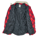 Dickies Red Plaid Buffalo Quilted Shirt Jacket - Medium