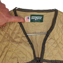 US Made SafTbak Khaki & Brown Hunting Vest - XLarge