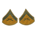 USMC Lance Corporal Rank Patch Pair