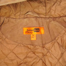 Coner Stone Brown Hooded Quilted Work Jacket - XLarge