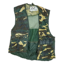 Vintage Duck Bay Woodland Camo Hunting Vest - Medium - Army & Outdoors - Vests