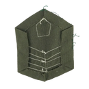 NZ Army 1980s Dacron Staff Sergeant Rank Patch