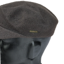 Kangol Brown Wool Cap - Large