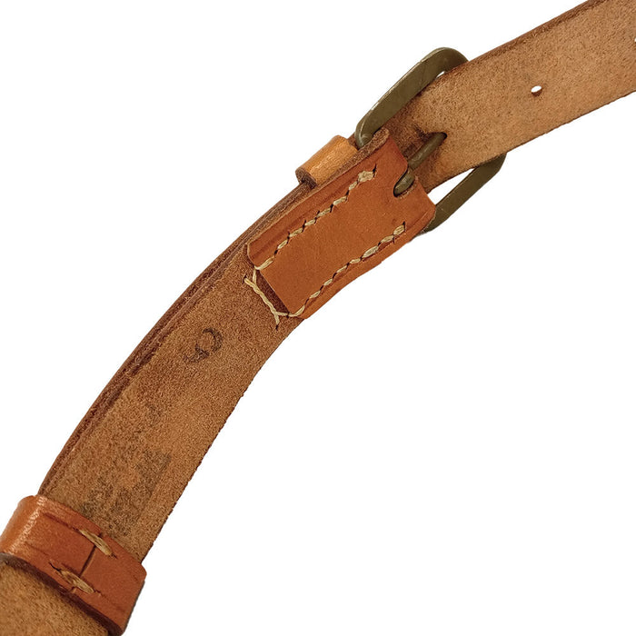 Czech Army Leather Trouser Belt - Czech Army Surplus - Belts
