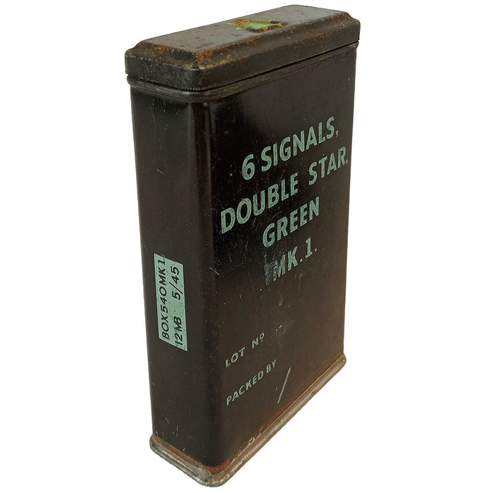 British Army WW2 Mk1 Signal Flare Tin