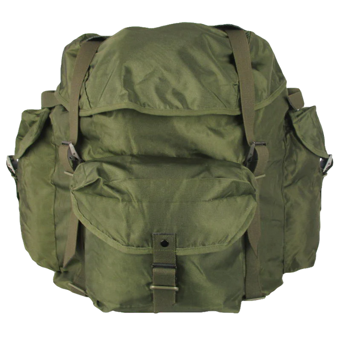army surplus hiking backpack Austrian Military Nylon Rucksack W/Suspenders Okuma Salina Spinning Reel scorpion Carry your trail or Model:EXC74HB