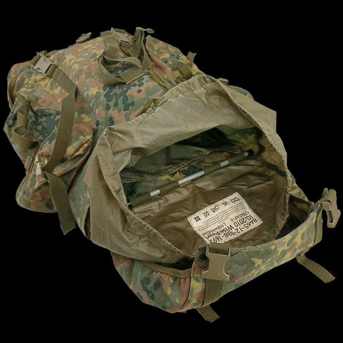 German Army Flecktarn Rucksack - Grade 2 - German Army Surplus - Hiking Packs