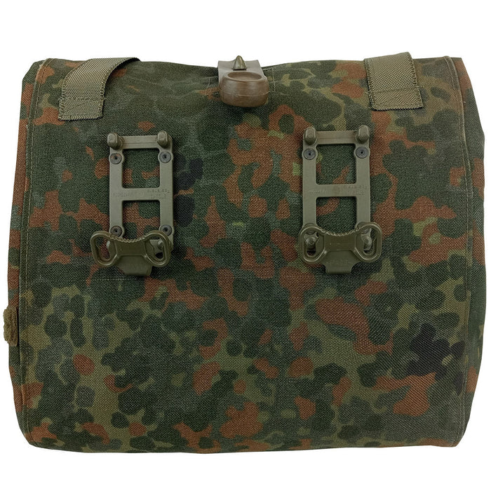 German Bundeswehr Army Surplus Multi-Purpose Bag - Spotted Camo, New Old Stock, Medium Size