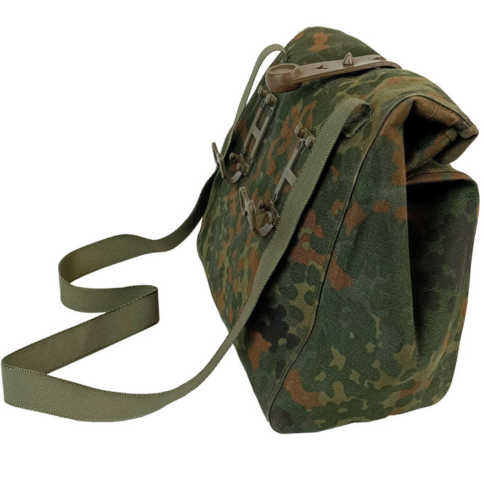 east german gas mask bag rain camo German Army Flecktarn Gas Mask Bag