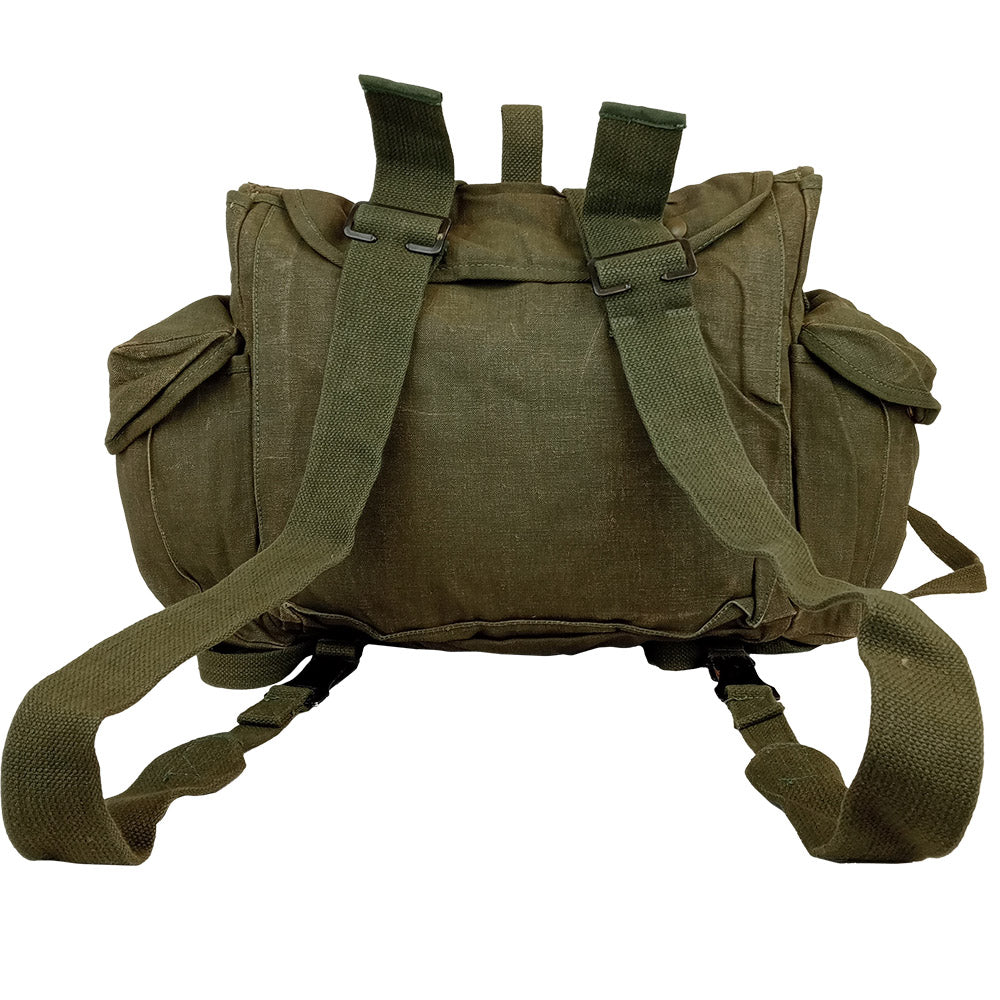 Belgian Olive Canvas Rucksack