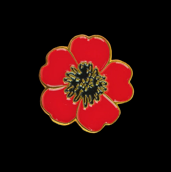 Anzac Poppy Pin - Unbranded - Flags, Badges & Insignia