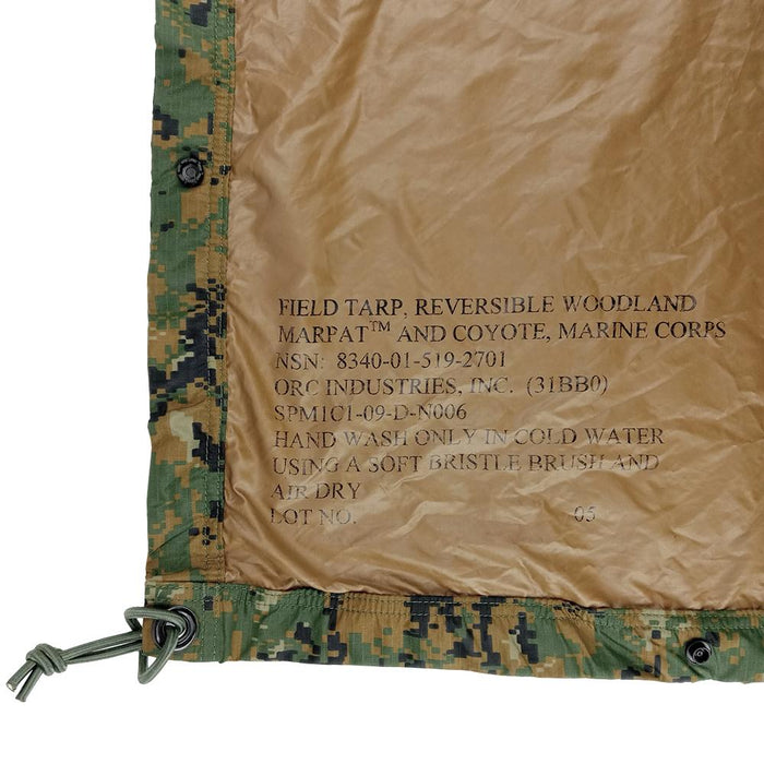 USMC Reversible MARPAT Tarp - Grade 3