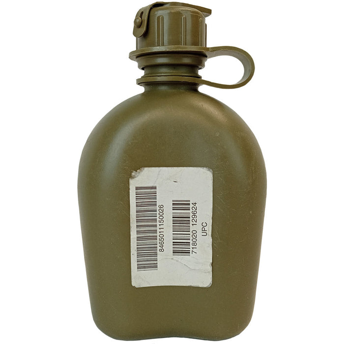 Cantine D'eau Militaire Américaine Verte - Plastique 1 Quart - Neuve