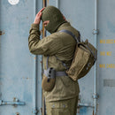 East German Rain Camo Canteen Set - East German Army Surplus - Canteens & Bottles