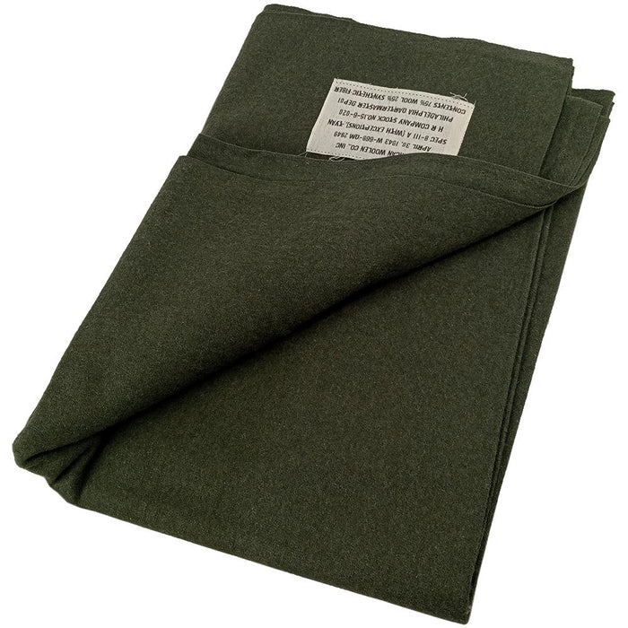 CMP1328-USOliveDrabWoolBlanket