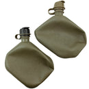 US 2QT. Collapsible Olive Drab Canteen w/ NBC Lid - US Army Surplus - Canteens & Bottles