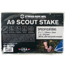 ARM A9 Tent Stake - 6 Pack - Atwood Rope - Sleeping Accessories