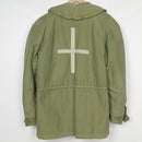 USAF OG 107 Wind Resistant Sateen Jacket 1965 with Liner - Large Long - US Air Force Surplus -
