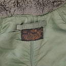 US N-2B Flight Jacket w Attached Hood and Fur Ruff 1962 - Sz M - US Air Force Surplus - Flight Jackets