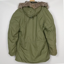US N-3B OD Jacket with Fur Ruff 1972 - M - US Air Force Surplus -