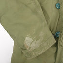 US N-3B OD Jacket with Fur Ruff 1972 - M - US Air Force Surplus -
