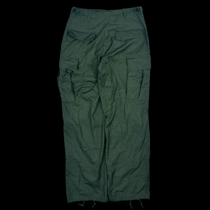 1960’s “US ARMY” JUNGLE FATIGUE PANTS パンツ US ARMY JUNGLE FATIGUE Trousers 1969s RM Deadstock】1960's