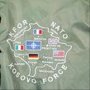 MA-1 Olive Flight Jacket with KFOR NATO Insignia - US Air Force Surplus - Flight Jackets