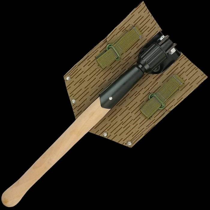 Repro East German Shovel With Cover - East German Army Surplus - Entrenching Tools