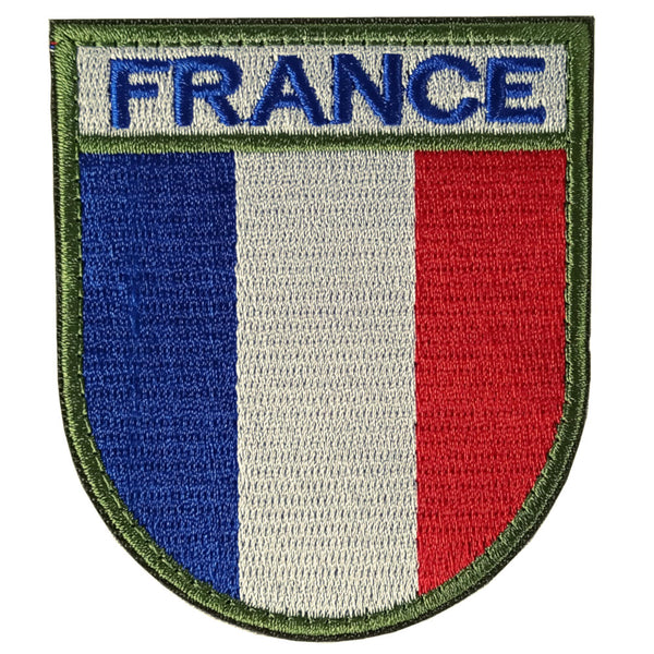 French Flag Embroidered Patch