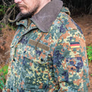 German Flecktarn Parka - With Liner - German Army Surplus - Parkas