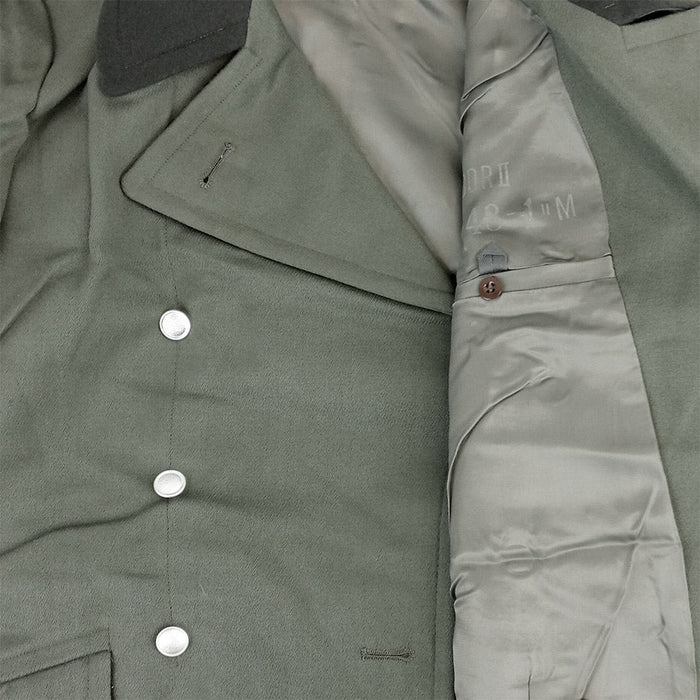 East German Grey Wool Overcoat