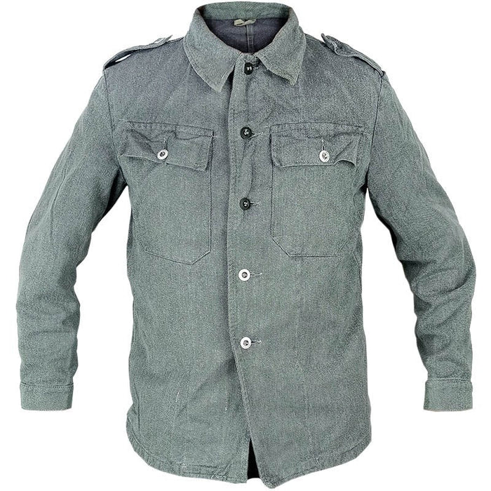 Swiss Denim Work Shirt - Value Grade - Swedish Army Surplus - Service Shirts