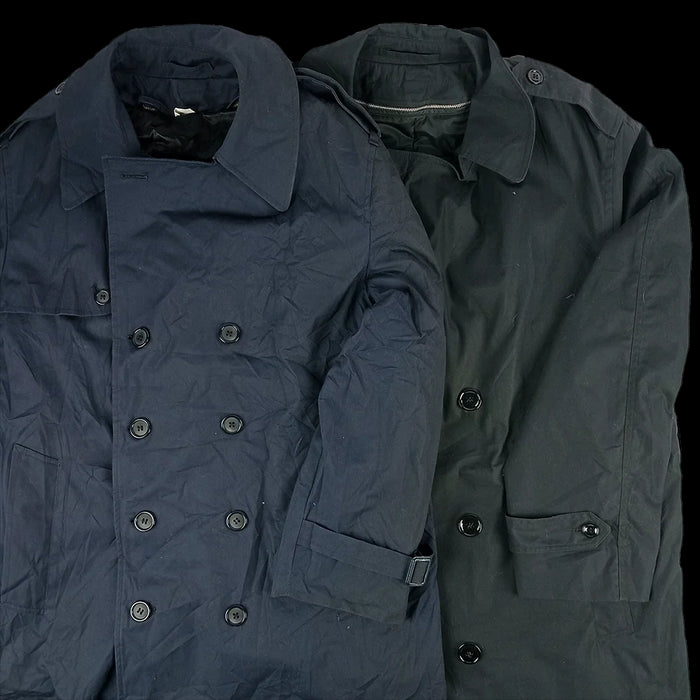 USGI Double Button All Weather Coat - No Liner - US Army Surplus - Dress Jackets