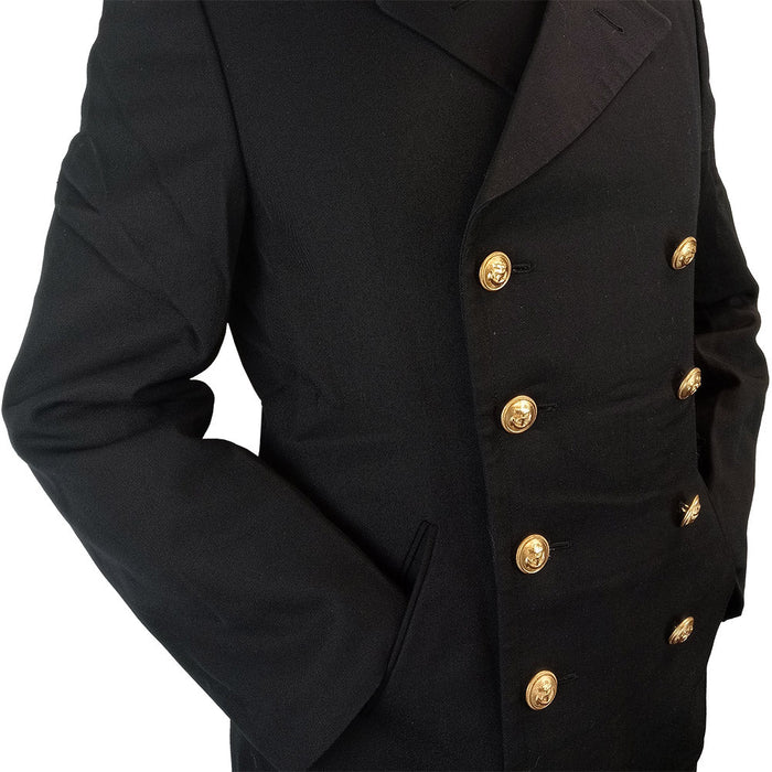 German navy pea coat top