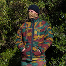 Belgian Jigsaw Camo Reversible Fleece Jacket - Belgian Army Surplus - Fleeces & Jerseys