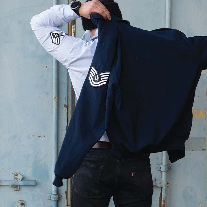 US Airforce Blue Lightweight Jacket - US Air Force Surplus - Field Jackets