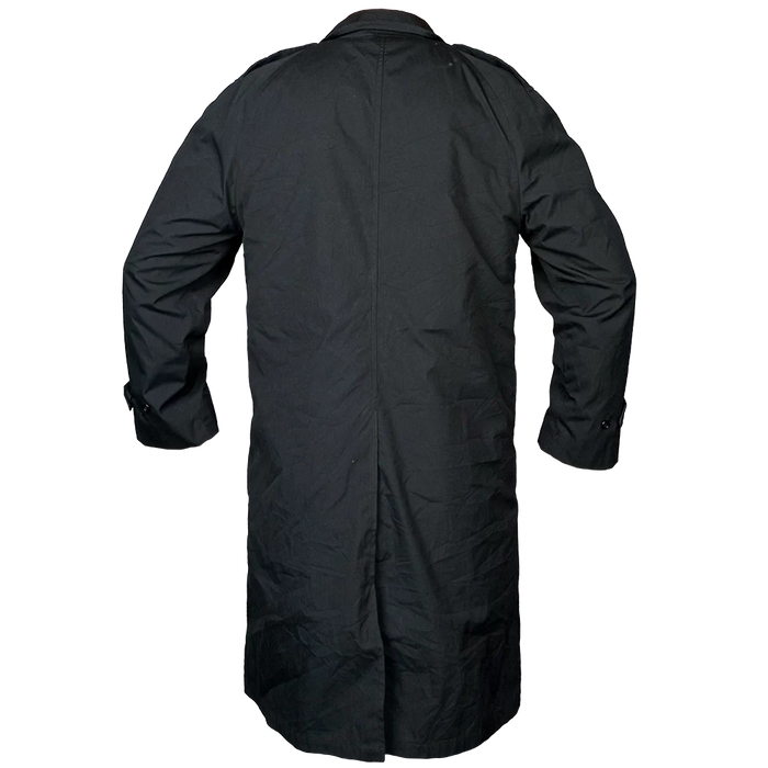 US Army All Weather Trench Coat 42R 美品 US Military Men's All Weather Black Trench Coat - Military Depot