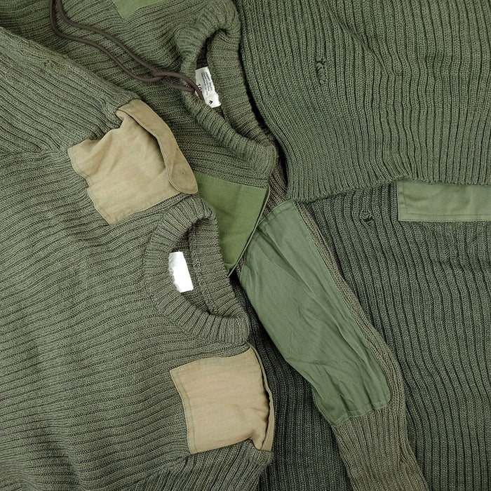 British Army OD Wool Jersey - Grade 2 - British Army Surplus - Fleeces & Jerseys