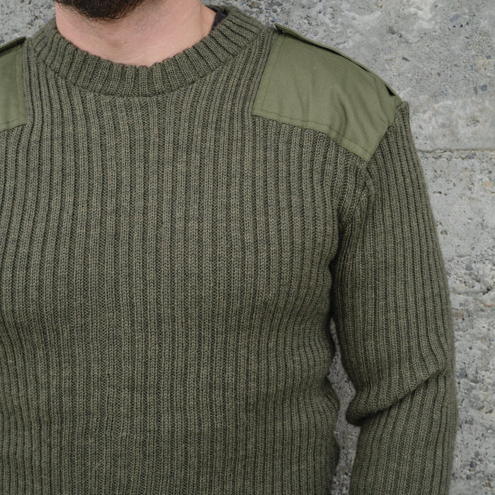 British Army OD Wool Jersey - Grade 2 - British Army Surplus - Fleeces & Jerseys