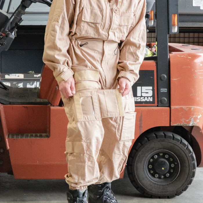 British Army Beige AFV Overalls - Value Grade - British Army Surplus ...