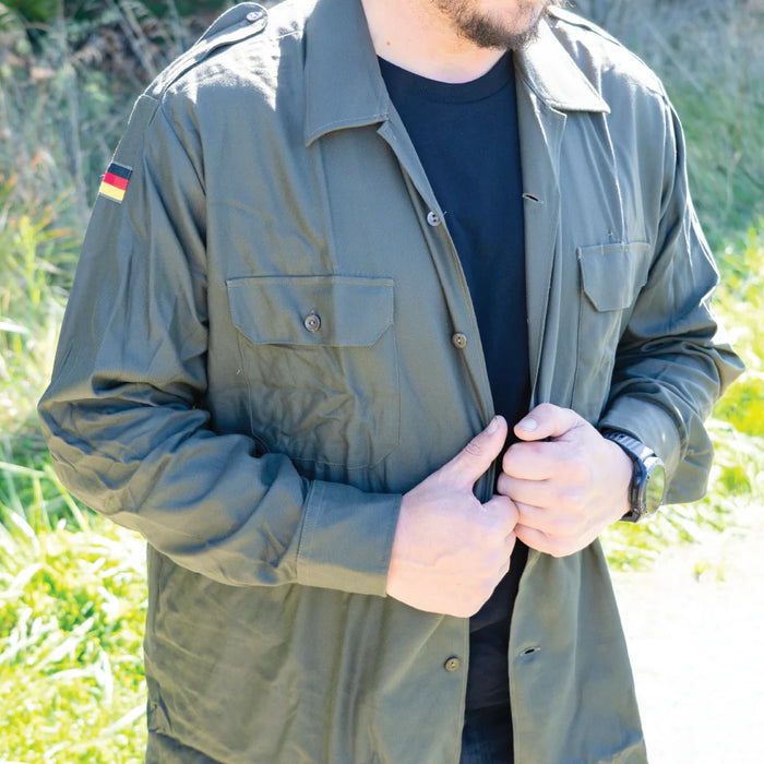 German Army Long Sleeve Shirt - New - German Army Surplus - Basic Shirts