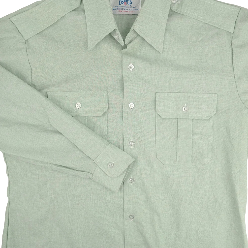 US Army Green Service Dress Shirt US Army Green Service Dress Shirt