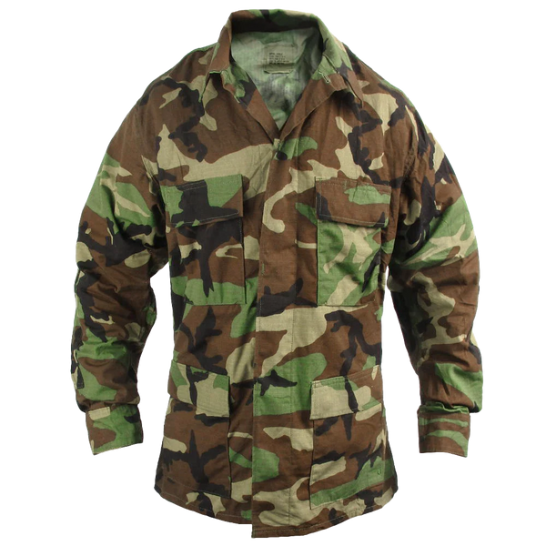 USGI Woodland Ripstop Shirt - Value Grade - US Army Surplus - Field Shirts